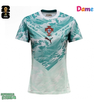 Portugal Replika Udebanetrøje Dame VM 2026 Kortærmet